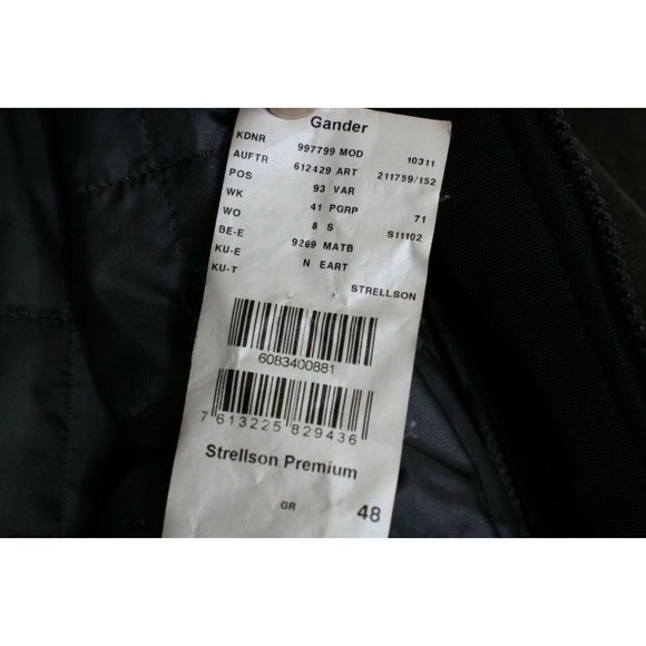 Strellson Mens 48 Wool Quilted Line Coat Jacket B568 - Picture 3 of 10